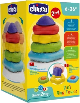 Пірамідка-сортер Chicco Smart2Play Ring Tower (8058664188178)