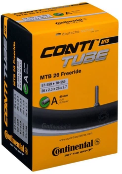 Велокамера Continental MTB Tube Freeride 26" A40 RE 57-559->70-559 (181721)
