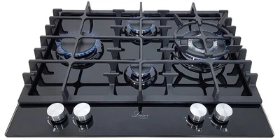 Варильна поверхня газова Luxor RG 650 BGL SS Wok чорний