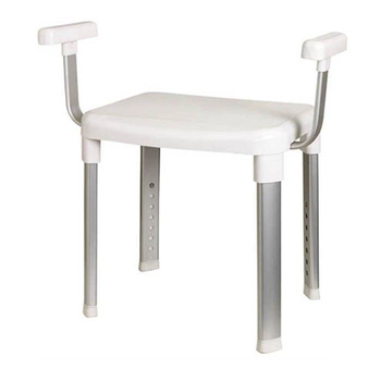 Стілець крісло з поручнями для ванної PRIMA NOVA KV24 алюмінієвий каркас