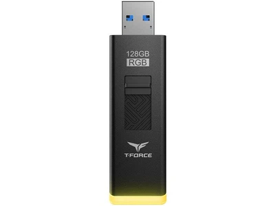 Флеш-накопитель USB3.2 128GB Team T-Force Spark RGB Black (TSPARK3128GB01)