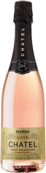 Вино ігристе Chatel Cava Brut рожеве сухе 0.75 л 11.5% (8410631880032)
