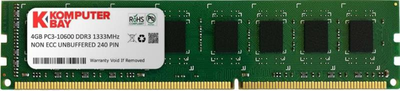Модуль памяти DDR3 4GB/1333 KomputerBay (240PC3-1333/4GB) - Refubrished