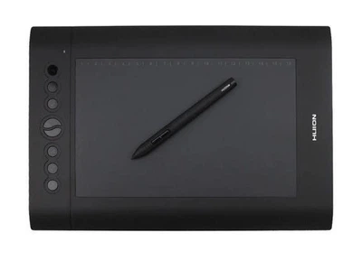 Планшет графічний Huion H610PRO робоча поверхня 254x152мм 8 експрес клавіш та 16 сенсорних зон