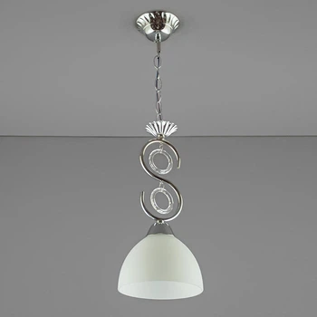 Люстра подвесная Light House SH-14964/1 CR+WT 150*150*320 E27 хром