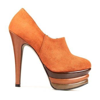 Ботильоны Woman's heel 39 терракотовый (О-590)