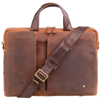 Мужская кожаная сумка Visconti Octo с отд/для ноутбука 15" Havana Tan (TC78 TAN)