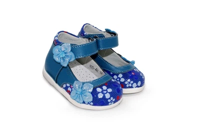 Туфли Шалунишка 18(р) синие (100-42)