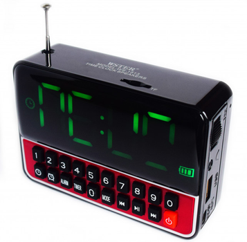 Портативная колонка SPS WS-1513 Черная