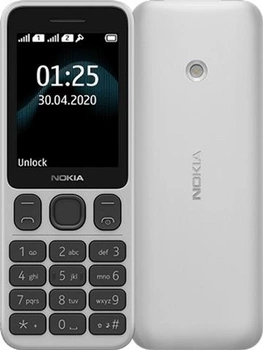 Мобільний телефон Nokia 125 TA-1253 DualSim White (16GMNW01A01)