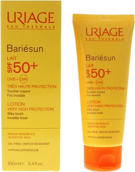 Сонцезахисне молочко для тіла Uriage Bariésun Lait SPF 50+ Захист + Зволоження 100 мл (3661434001390)