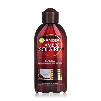 Олія для інтенсивної засмаги Garnier Ambre Solaire SPF 2 з ароматом кокоса 200 мл (3600540130808)
