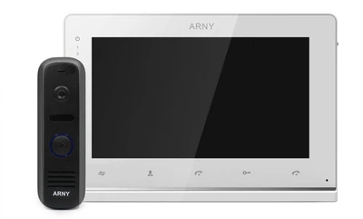 Комплект домофона Arny AVD-7152 с датчиком движения белый/черный (arny-000118)