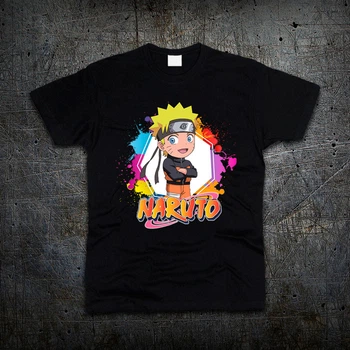 Футболка Наруто Аниме Манга Black S (497452)