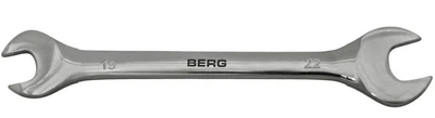 Ключ рожковый двухсторонний Cr-V 19x22мм Berg 48-112