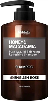 Шампунь для волос Kundal Honey & Macadamia English Rose безсульфатный 500 мл (8809568740487)