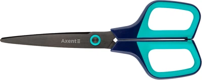 Ножницы офисные Axent Titanium 19 см Сине-бирюзовые (6306-16-a