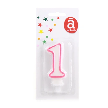 Свечка для торта Actuel, цифра 1