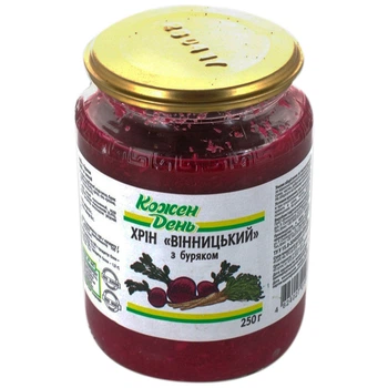 Хрен винницкий с буряком Кожен День, 250 г