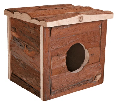 Деревянный домик для грызунов Hendrik Trixie 15см × 14см × 13 см (TX-62181)