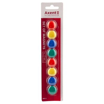 Набор магнитов Axent 9820-A 20 мм, 8 штук