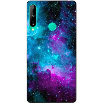 Силиконовый чехол бампер Candy для Huawei P40 Lite E с рисунком Галактика