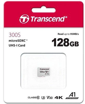 Карта памяти Transcend microSDXC/SDHC 300S 128 GB (TS128GUSD300S)