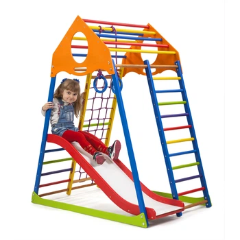 Детский спортивный комплекс SportBaby KindWood Color Plus 1