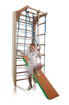 Дитячий спортивний куточок Baby Sport SB Комбі Еко Бук Різнокольоровий 220х80 см (3-220)