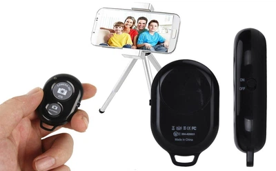 Пульт Дистанционного Управления ( д/у) BauTech Для Фотоаппарата и Телефона Bluetooth Черный