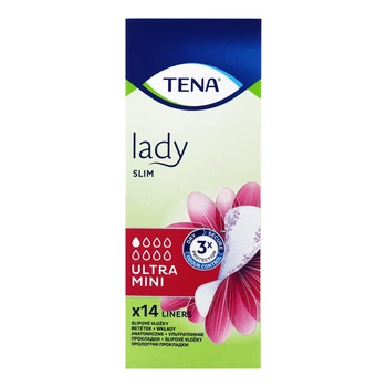 Прокладки урологические TENA Lady Slim Ultra Mini, 14 шт ( 7322541115832).