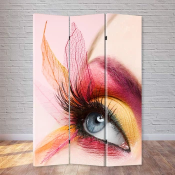 Ширма декоративная FineDecor "Яркие ресницы" 120x180 см 198