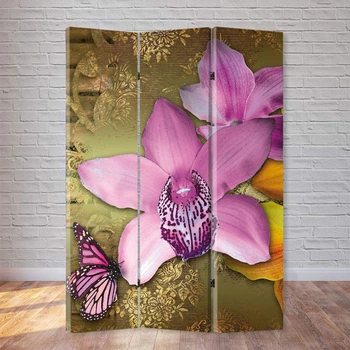 Ширма декоративная FineDecor "Орхидеи" 120х180 см 025
