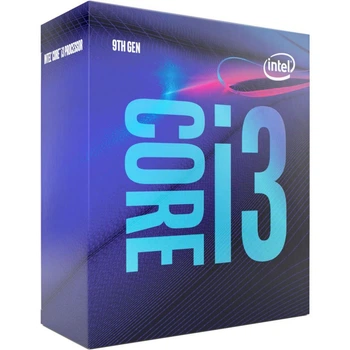 Процесор Intel Core i3 (LGA1151) i3-9100, Box, 4x3.6 GHz (Turbo Boost 4.2 GHz), L3 6Mb, UHD Graphics 630 (1050 MHz), Coffee Lake, 14 nm, TDP 65W (BX80684I39100)