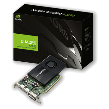 Видеокарта PNY nVidia Quadro K2200 4Gb DDR5 128-bit DVI-I/2xDP VCQK2200-PB (197277)