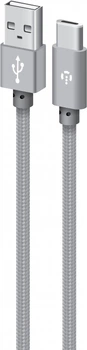 Кабель Intaleo CBGNYT2 USB-A to Type-C 2 м 28W Grey (1283126489143)