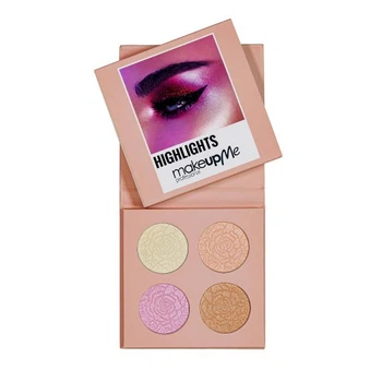 Палетка хайлайтеров 4 оттенка Make Up Me HLS4 - HLS4