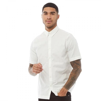 Сорочка Fred Perry Twill Shirt Snow White White, XS (40) (11040811)