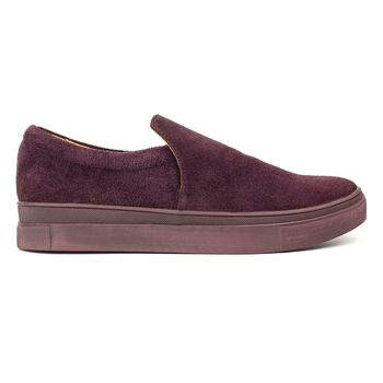 Слипоны женские Woman's heel 36 бордовые (О-807)