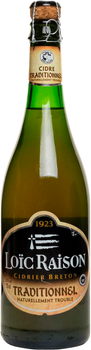 Сидр Loic Raison Cider Traditionnel яблочный сухой 5.5% 0.75 л (3256550086262)
