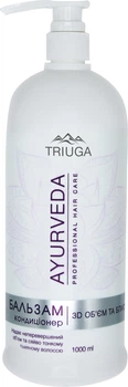 Бальзам-кондиціонер Triuga Ayurveda 3D Об'єм і блиск 1000 мл (8908003544830)