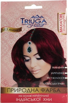 Натуральна фарба для волосся на основі хни Triuga Herbal 25 г