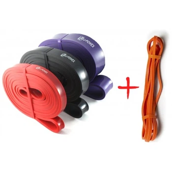Комплект резинок для подтягиваний 4шт (power bands). U-Powex.