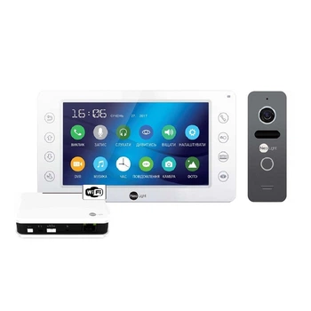 Комплект видеодомофона NeoLight Kappa+ WiFi Box Graphite