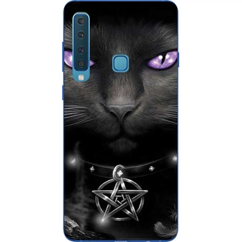 Силиконовый чехол Amstel с рисунком для Samsung Galaxy A9 2018 Готический кот