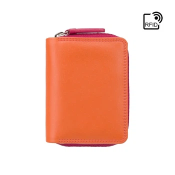Женский кожаный кошелек Visconti RB53 Hawaii (Orange Multi)