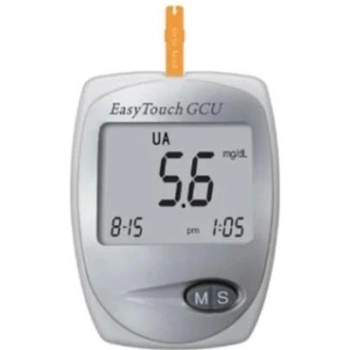 Апарат Medicare Easy Touch для вимірювання рівня глюкози сечової кислоти в крові