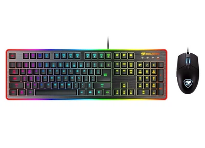 Комплект Cougar Deathfire EX, USB, ігрова, гібридні світчі, 8 профілів підсвічування