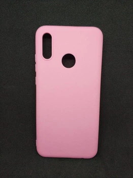 Бампер Candy силіконовий для Huawei P Smart 2019 Candy case Рожевий