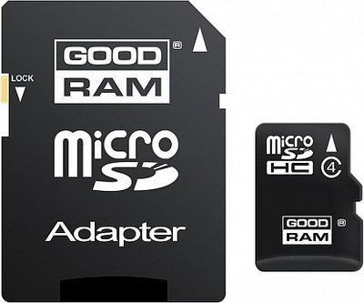 Карта памяти Goodram microSDHC class 4 SD adapter 32Gb